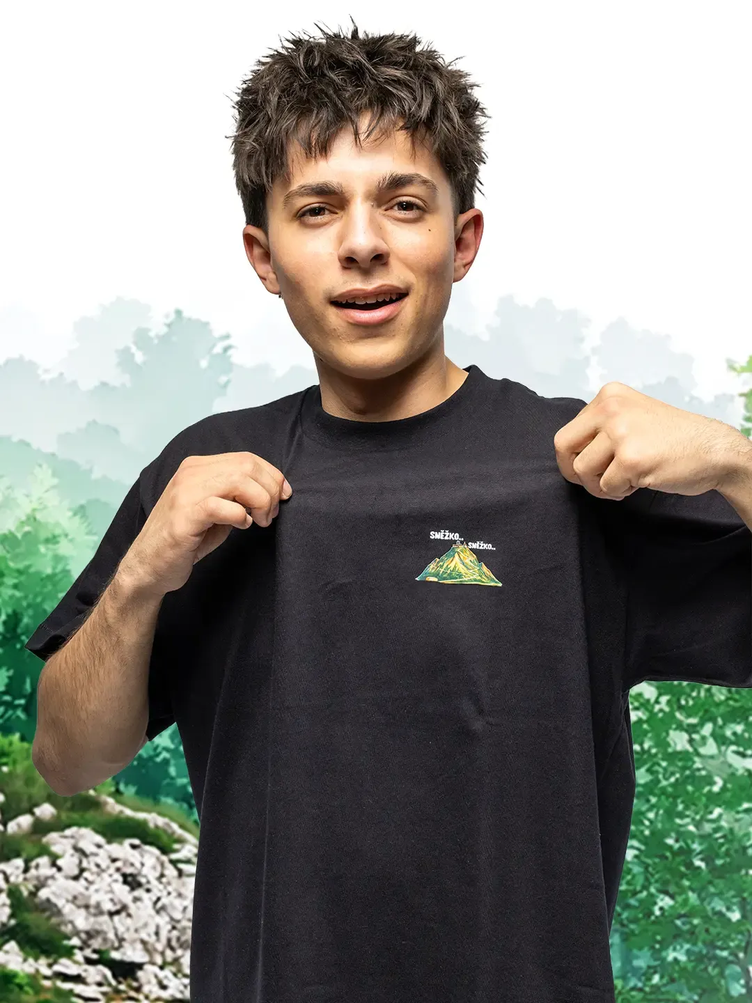 Tričko LukoM Básnička o Sněžce